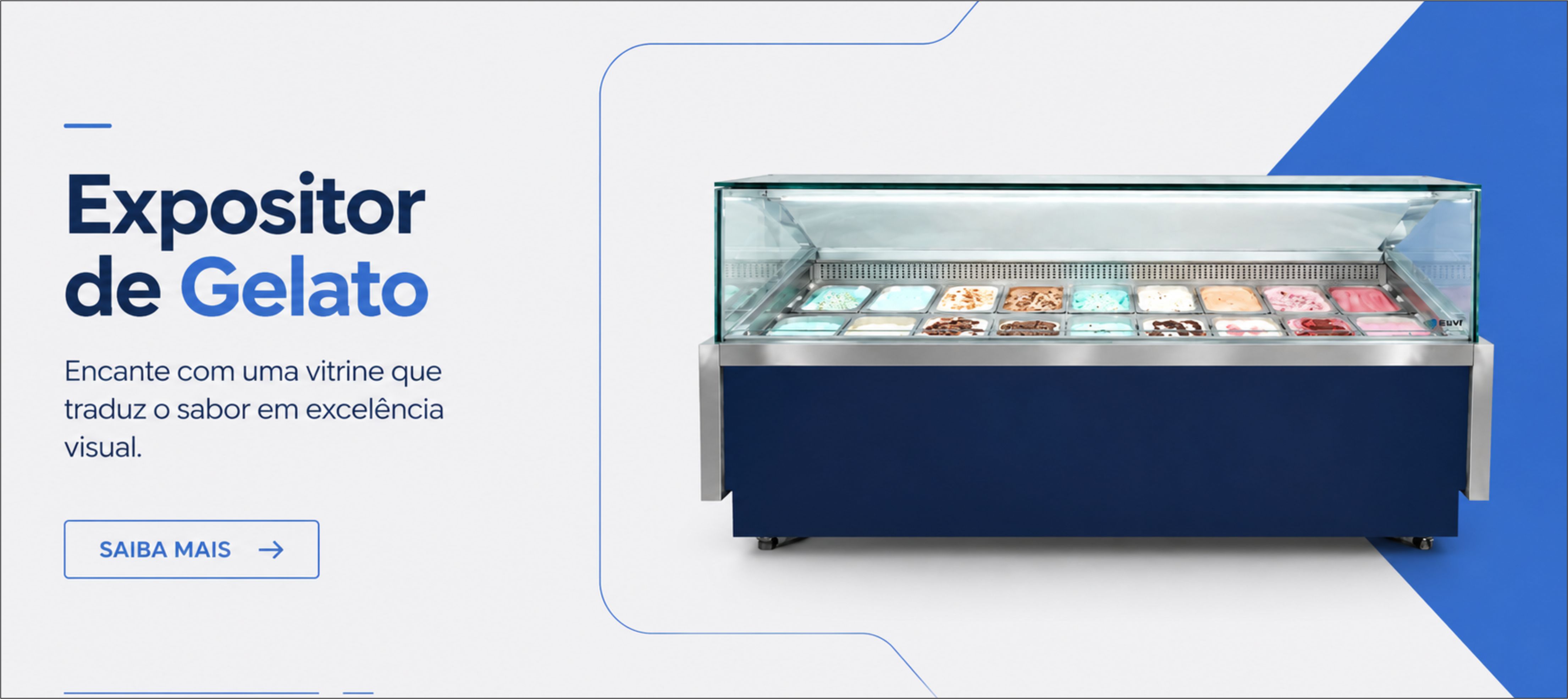 Expositor de Gelato Elvi