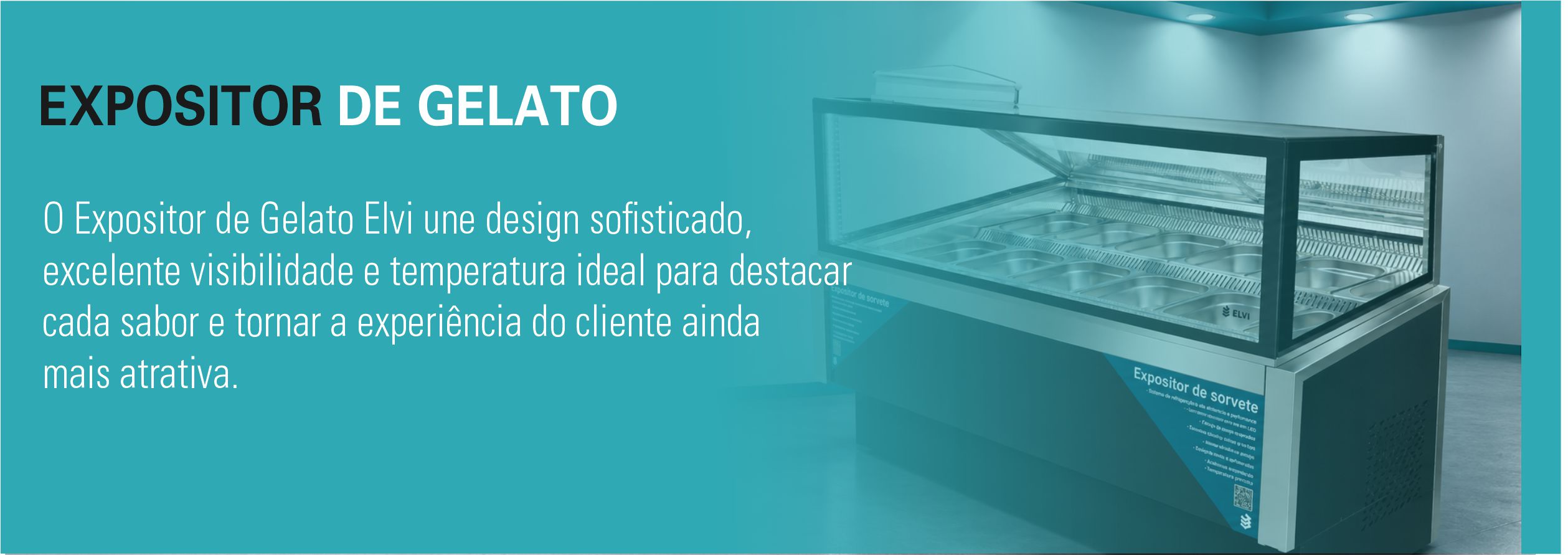 Expositor de Gelato