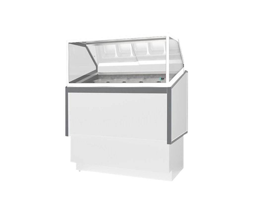Expositor de Gelato Elvi — modelo branco